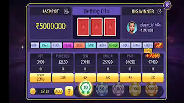 Teen Patti Mines Game