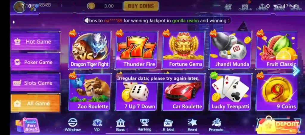 Luck 57 Game