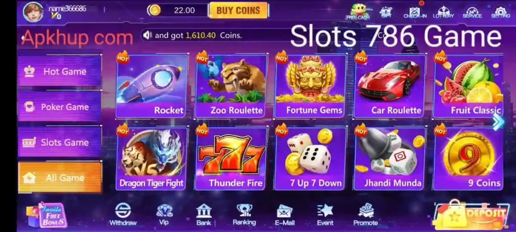 786 Slots game