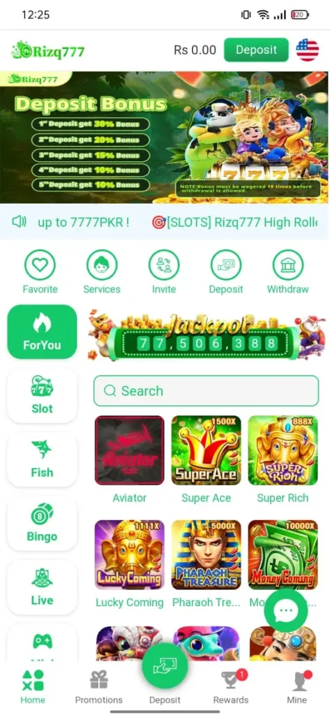 Rizq777 Game